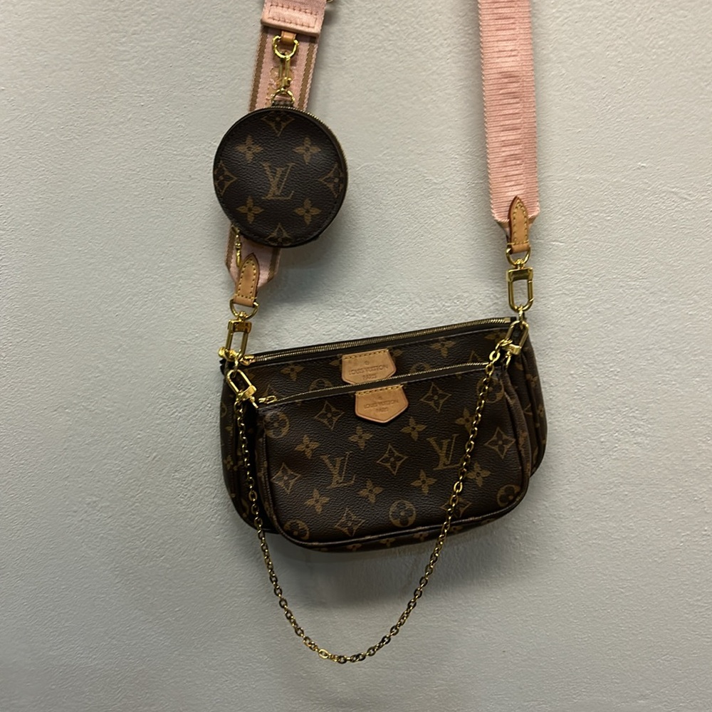 Louis Vuitton Multi Pochette Pink Strap